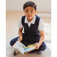 thumbnail image 4 of Unizone Uniforms Boy short Sleeve Polo shirt (X-Small, White), 4 of 6