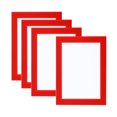 thumbnail image 1 of Unique Bargains 4x6 Magnetic Picture Frame, 4pcs A6 Magnetic Frame Magnetic Photo Frames Self-Adhesive  for Refrigerator, Red, 1 of 7