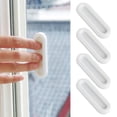 thumbnail image 1 of Boovnll Tool Kit, 4 Self-Stick Instant Cabinet Drawer Handle Helper Auxiliary Kitchen Cabinet Door Window Handle Sticker Convenient Opening Stick-on Handles, Tool Set, Home Essentials, 1 of 5