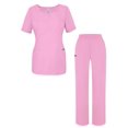 thumbnail image 1 of A ADAR Women's V-Neck Scrub Set, Elastic Pull-On Pants,, 1 of 7