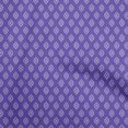 thumbnail image 1 of oneOone Velvet Violet Fabric Tribal Sewing Craft Projects Fabric Prints By Yard 58 Inch Wide, 1 of 5