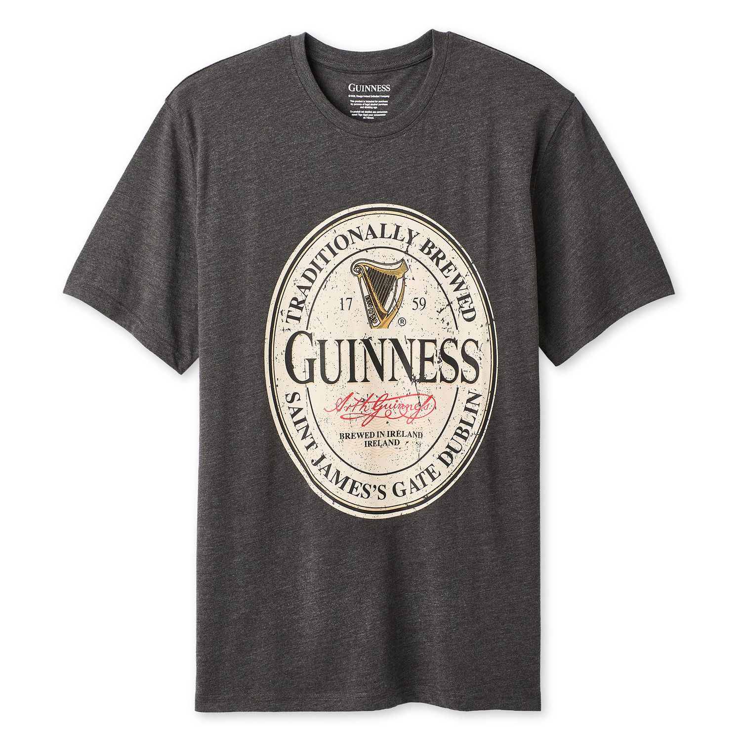 T-shirt à imprimé graphique Guinness pour hommes