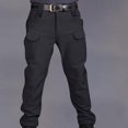 thumbnail image 1 of cllios Cargo Pantalon Homme Pantalon de Travail Militaire Multi-Poches Pantalon Tactique Extérieur Durable Travail Randonnée Pantalon Résistant à l'Eau Pantalon de Voyage avec Multi-Poches, 1 of 5