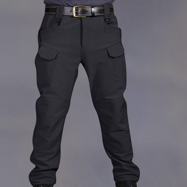 cllios Cargo Pantalon Homme Pantalon de Travail Militaire Multi-Poches Pantalon Tactique Extérieur Durable Travail Randonnée Pantalon Résistant à l'Eau Pantalon de Voyage avec Multi-Poches
