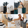 thumbnail image 5 of Kitchen Utensil Holder,Cooking Utensil Holder for Kitchen Counter, Cream White Ceramic Utensil Crock, 5 of 5