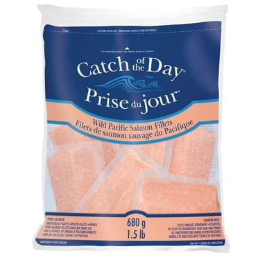 Catch Of The Day Wild Pacific Frozen Salmon Fillets, 680 g