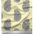 thumbnail image 1 of Soimoi Silk Fabric Paisley Block Print Fabric by Yard 42 Inch Wide, 1 of 3