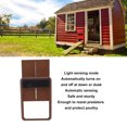 thumbnail image 4 of Automatic Chicken Coop Door Opener, Solar Powered Battery Powered Chicken Door with Timer Light Sensor, Safe and Sturdy Poultry Coop Door with Anti Pinch Design for Home Farms, 4 of 7