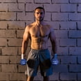 thumbnail image 4 of HolaHatha 5, 10, and 15 lb Neoprene Dumbbell Free Hand Weight Set & Rack, 4 of 9
