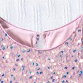 thumbnail image 4 of felwors Robe à Paillettes pour Tout-Petites Filles, Ligne A, Scintillante, Sans Manches, Robe de Mariée, Robes de Fête pour Filles, 4 of 7