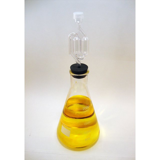 Flacon Fermenteur 2000 ml avec Bouchon et Airlock