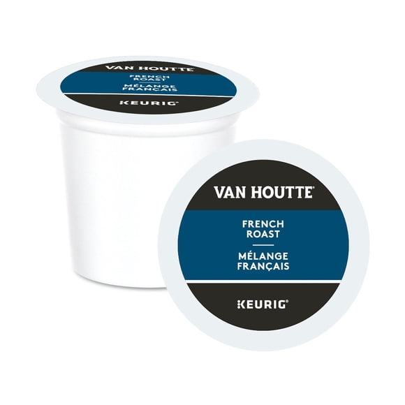 Van Houtte French Roast Dark Roast Coffee K-Cup Pods, 96 Count (4 x 24)