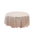 thumbnail image 4 of Birdeem Table Cloth Round Tablecloth Tablecloth Table Cloth Round Cover Table Cloths Round Table Cover Tablecloth Round Sequin Tablecloth Wedding Party Cake Dessert Event Christmas Decoration, 4 of 5