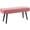 Pink, variant on HOMCOM 39" End of Bed Bench, Upholstered Entryway Bench for Living Room