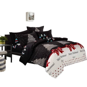Swanson Beddings Christmas 3-Piece Bedding Set: Duvet Cover and Pillow Shams (California King)