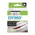 thumbnail image 1 of DYMO Standard D1 43610 Labeling Tape (Black Print on Clear Tape 1/4'' W x 23' L 1 Cartridge) DYMO Authentic, 1 of 5