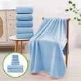 thumbnail image 1 of Eight Pieces Of Velvet Towel Towel Bath Towel Plain Household Bath Wash Face Wipe Dry Absorbent Soft Household Set, 1 of 6