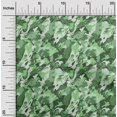 thumbnail image 2 of oneOone Cotton Poplin Green Fabric Abstract Craft Projects Decor Fabric Printed By The Yard 56 Inch Wide, 2 of 4
