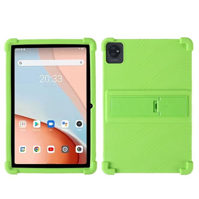 Case For Blackview Tab 70 Wifi 10.1 inch Tablet Safe Shockproof Silicone Stand Cover Turquoise