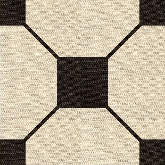 Ahgly Company Tapis d'Intérieur Lavable à la Machine, Carré, Transitionnel, Beige Blé, Tapis de Zone, 7 Pieds Carré