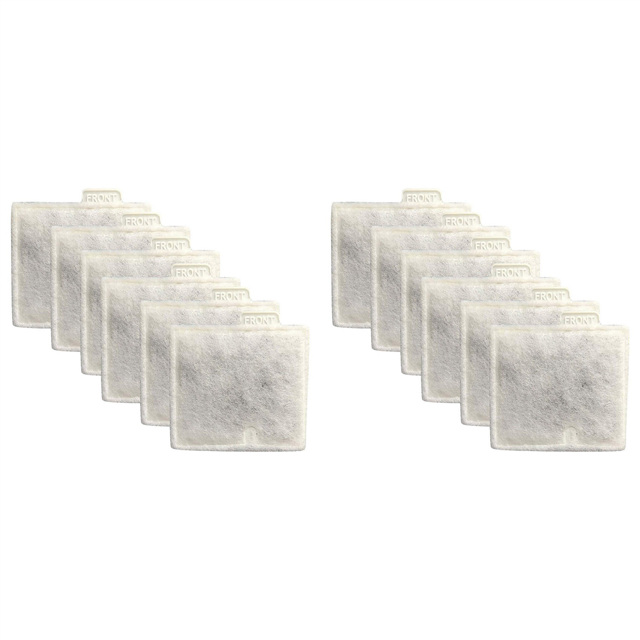 12 Aquarium Medium Charcoal Filter Cartridges,for Replacements QuietFlow Power 10