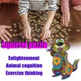 thumbnail image 3 of Wood Marmot Shape Puzzle 210-Piece Hard Irregular Jigsaw Brain Teaser Board Game for Adults Family Desk Showcase Unique Gift, 3 of 8