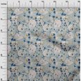 thumbnail image 3 of oneOone Velvet Dusty Blue Fabric Abstracts Craft Projects Decor Fabric Printed By The Yard 58 Inch Wide, 3 of 5