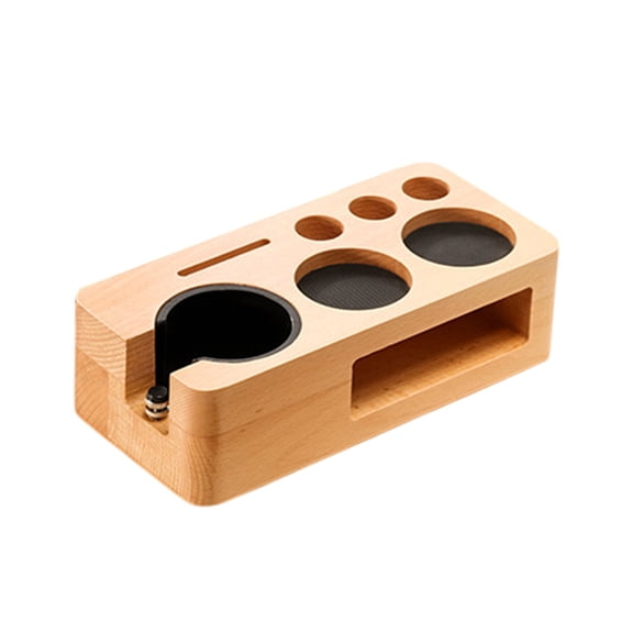SIfdSeng Coffee Bar Organizer and Stand with Multiple Portafilter Holder Slots for Machine