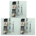 thumbnail image 4 of Decodeary Mobile Phone Selfie Tripod Extendable Monopod For 8X Remote Shutter white 3Set, 4 of 5