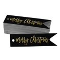 thumbnail image 1 of Inkdotpot Real Gold Foil Merry Christmas Tags Favor Hang Paper Tags 100 Pieces, 1 of 6