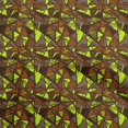 thumbnail image 1 of oneOone Coton Cambric Brun Tissu Abstractions Matière de Robe Tissu Imprimé Tissu au Yard 42 Pouces de Large, 1 of 5