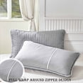 thumbnail image 4 of Big Savings! Fiber Pillow Core with Isolation Layer, Yellowing Protective Pillow Cover, Breathable Oil-Proof, Hotel-Grade Pillowcase for Home and Travel Use, 4 of 8