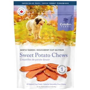 Caledon Farms Sweet Potato Chews Super Value Pack dog treats 1140 grams
