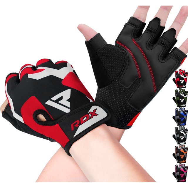 RDX Gym Weight Lifting Gloves Workout Fitness Bodybuilding Breathable Powerlifting Wrist Support Training Exercise