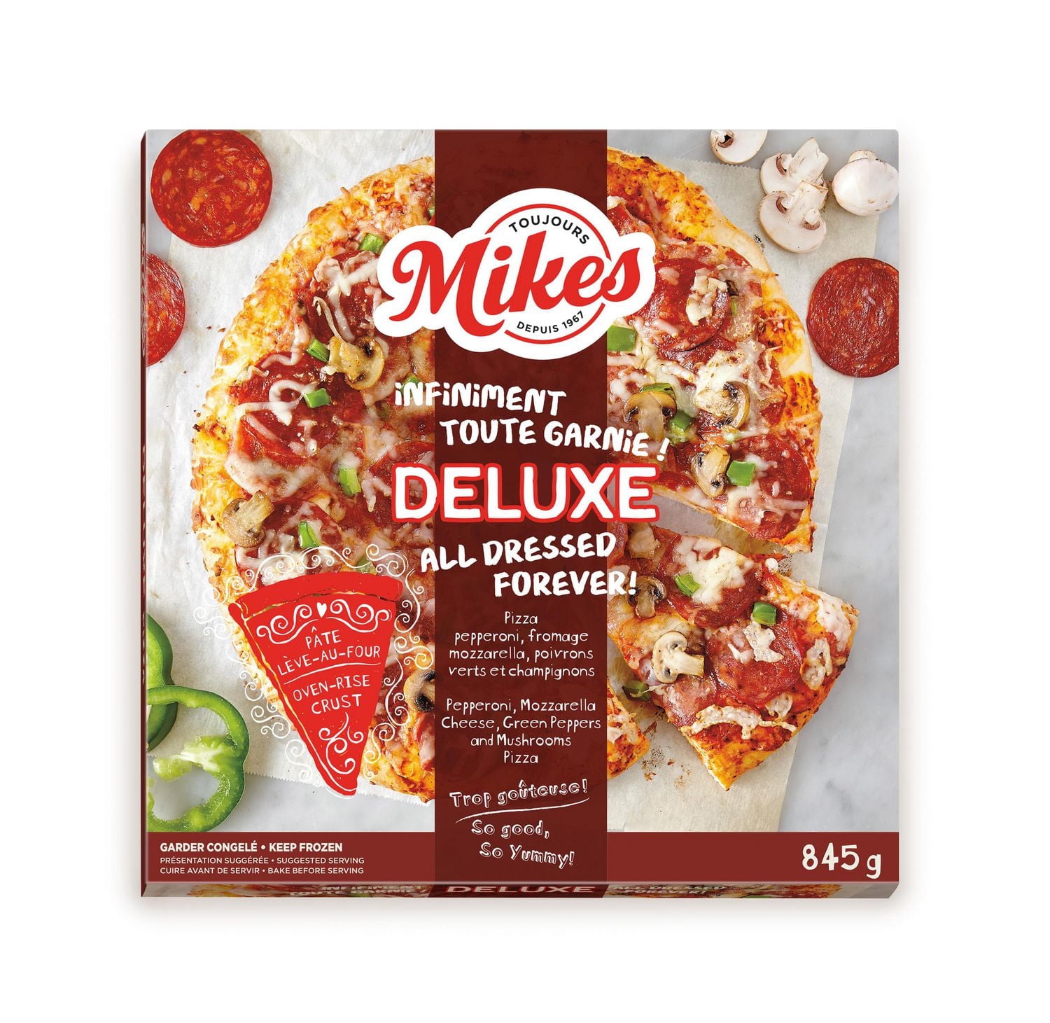 Mikes pizza deluxe 845g 845G