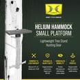 thumbnail image 2 of Hawk Helium Hammock Small Platform, Lightweight Tree Stand Hunting Gear, 10x6", 2 of 13
