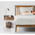 thumbnail image 2 of Kate and Laurel Kitt Floating Shelf Side Table with Drawer, Rustic Brown, 2 of 2