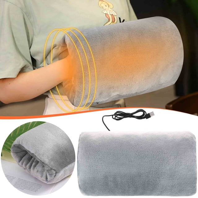 USB Heated Hand Warmer Pouch | Electric Heating Pad | 30x20cm | Adjustable Temperature | Soft Fabric | USB Powered | Arthritis Relief