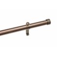 thumbnail image 2 of Tailor & Taylor 1 Inch Decorative Curtain Rod, 72 inches Width Windows Rod with Y Style Bracket with Metal Wall Mount Brackets Finials for Living Room, Kitchen and Windows (Bronze), 2 of 2