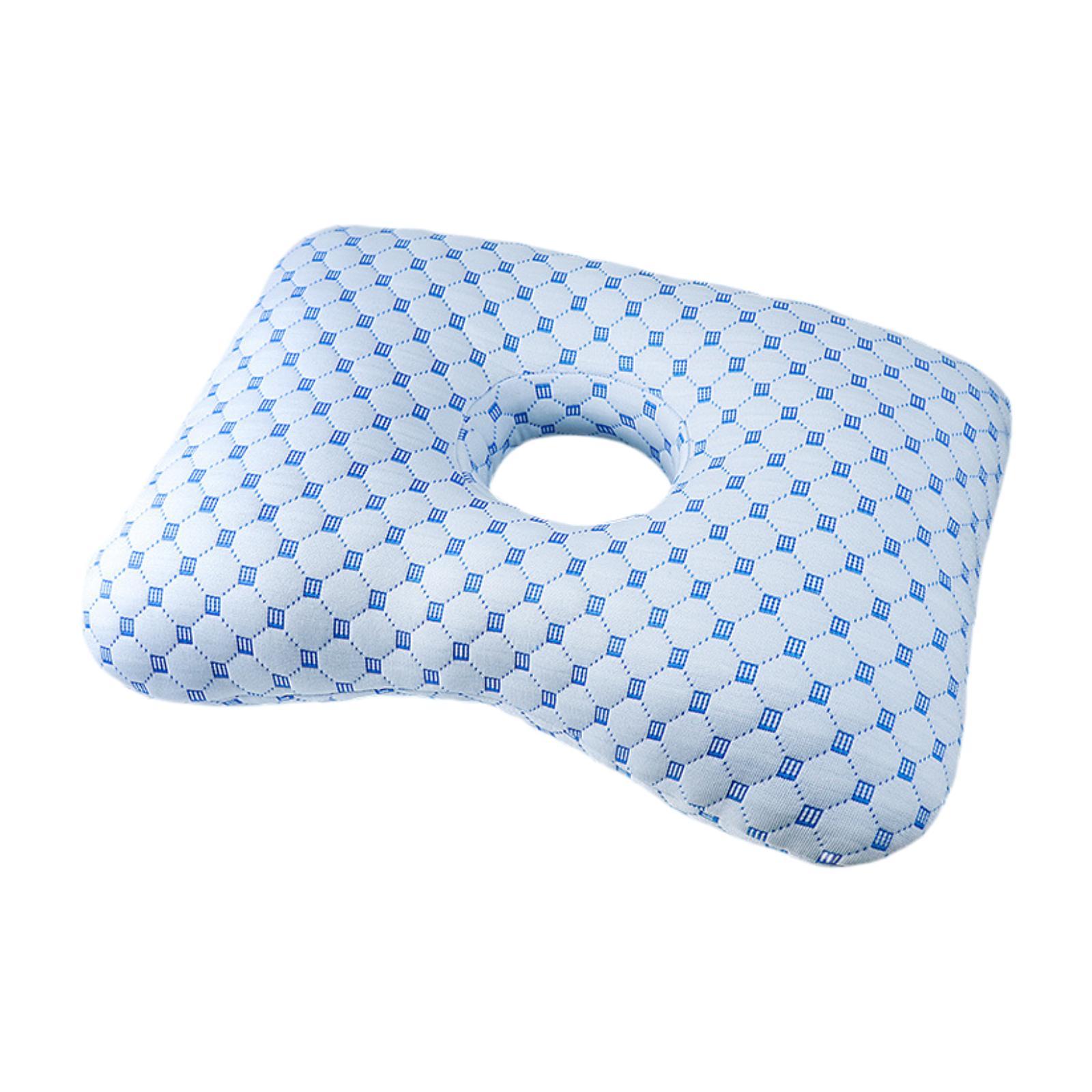 DOLITY Ear Piercing Pillow for Side Sleepers Sleeping Pillow