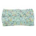 thumbnail image 3 of Bandeau Automne Coupe-Vent Tête Élastique Multicolore de polyester Réglable Large Dames Oreille Muffs Accessoires de Cheveux pour les Filles Bleu Vert, 3 of 6