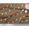 thumbnail image 1 of Soimoi Silk Fabric Snow & Tree Christmas Print Sewing Fabric Yard 42 Inch Wide, 1 of 3