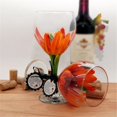 thumbnail image 1 of Judi Painted it HIB-R Hibiscus Vin Verre&44; Rouge, 1 of 1