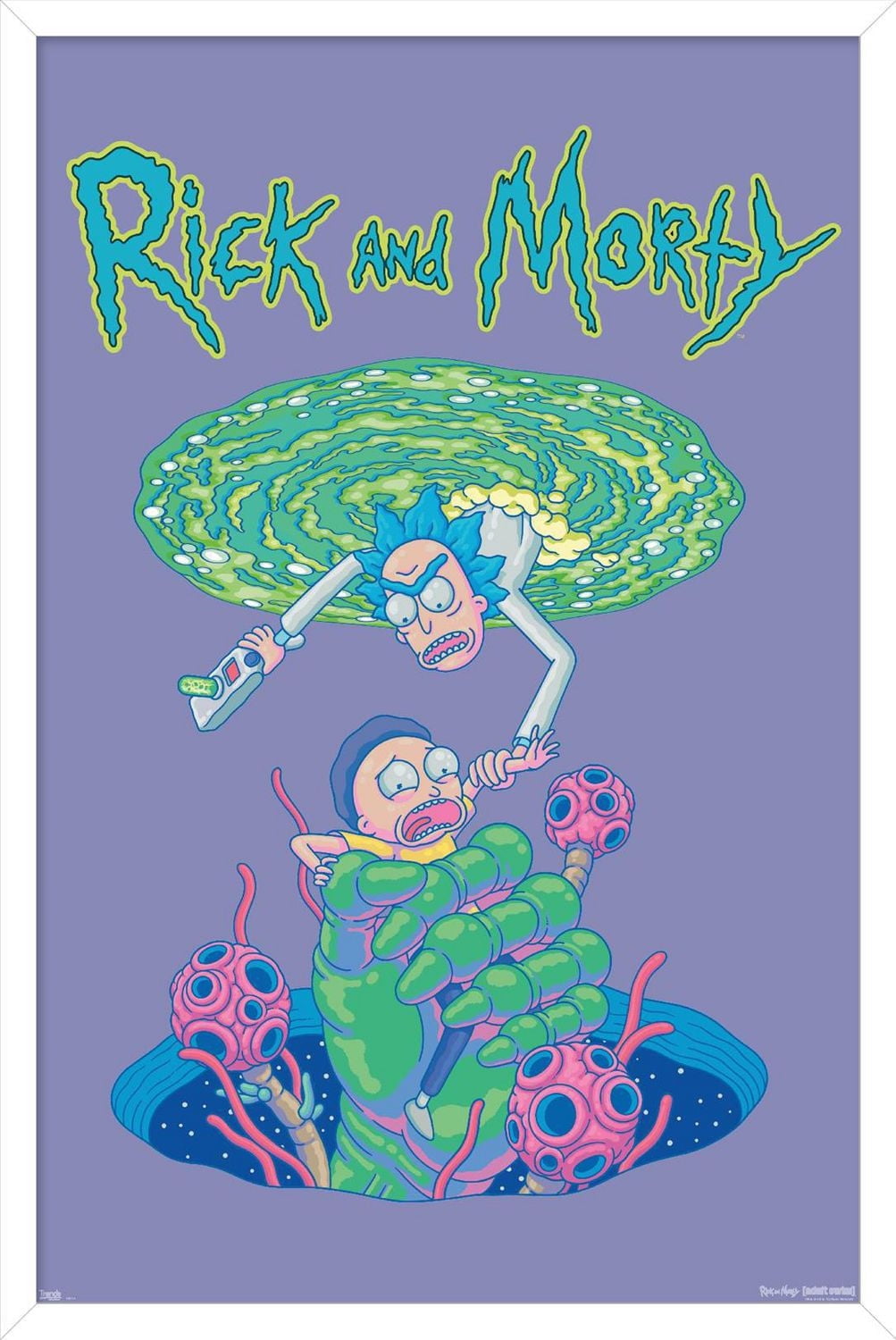 Rick And Morty - Portal Fall Wall Poster, 22.375" x 34"