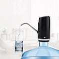 thumbnail image 3 of Distributeur de pompe à eau, distributeur rechargeable USB de pompe à eau en bouteille portable avec câble de charge pour la maison, la cuisine, le bureau(le noir), 3 of 13
