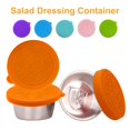 thumbnail image 1 of AMERTEER 6PCS Salad Dressing Containers to Go 1.6 OZ Dipping Sauce Cups Reusable Condiment Cup Container with Lids, 1 of 9