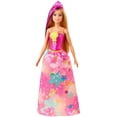 thumbnail image 1 of Poupée Barbie Royale Barbie Dreamtopia Blonde avec méche violette, 1 of 6