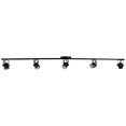 thumbnail image 2 of Direct-Lighting LED 5FT 5 Light Track Lighting Kit Black 3K GU10 LED Bulbs Included D368-55-LED-BK, 2 of 4
