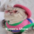 thumbnail image 3 of SNNROO 1pc Triangle Cat Themed Glasses  Cute Pet Accessory For Dogs And Cats  Suitable For Daily Walk And Outdoor Activities, 3 of 6