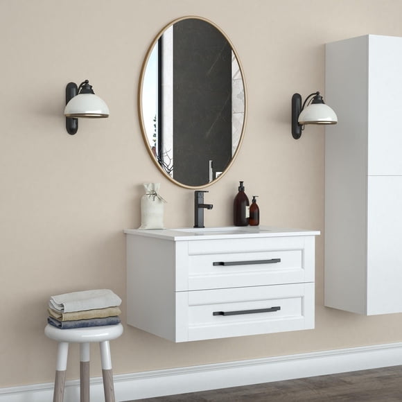 A&E Bath and Shower Jaeger Gold Bathroom Mirror